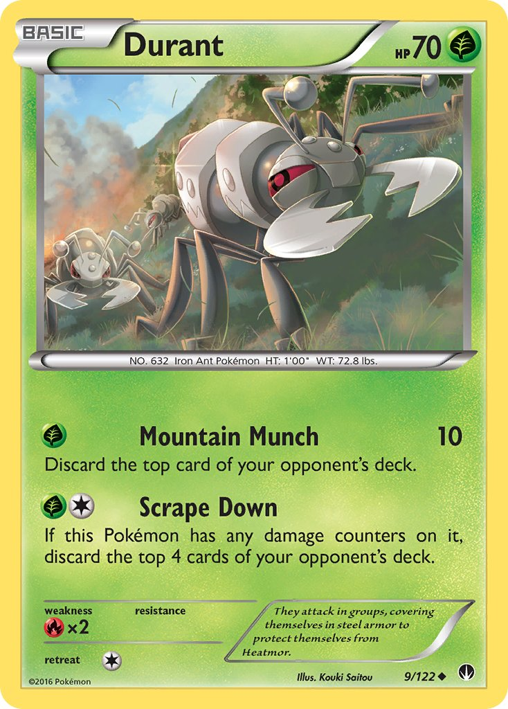 Durant Pokémon card