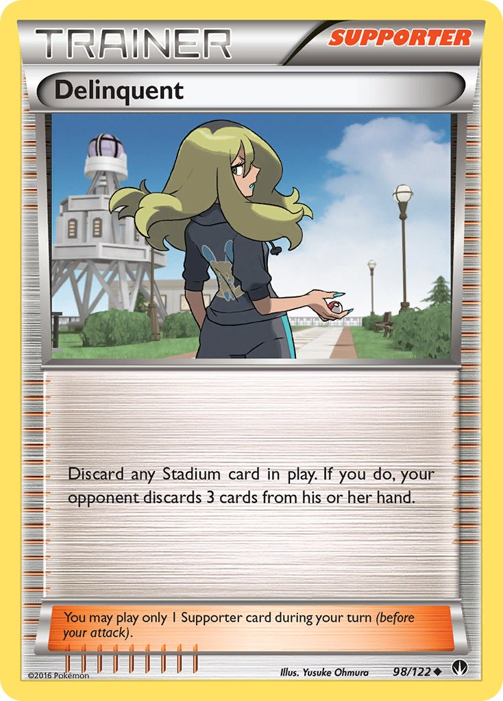 Delinquent Pokémon card