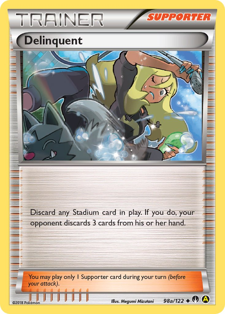 Delinquent Pokémon card