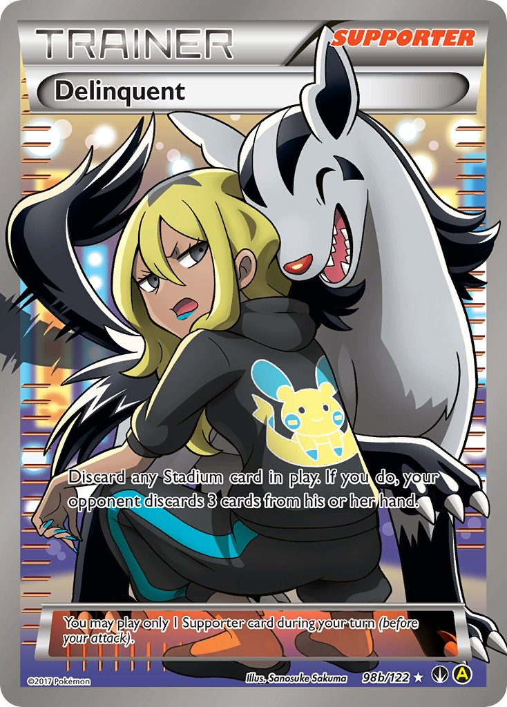 Delinquent Pokémon card