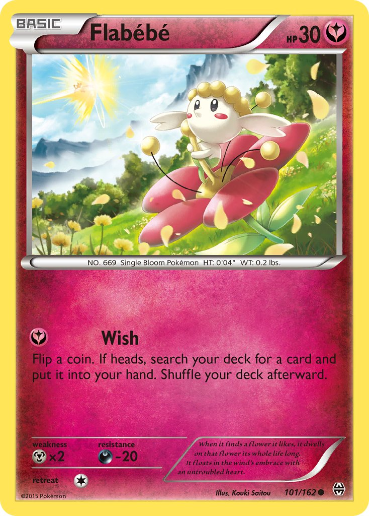 Flabébé Pokémon card