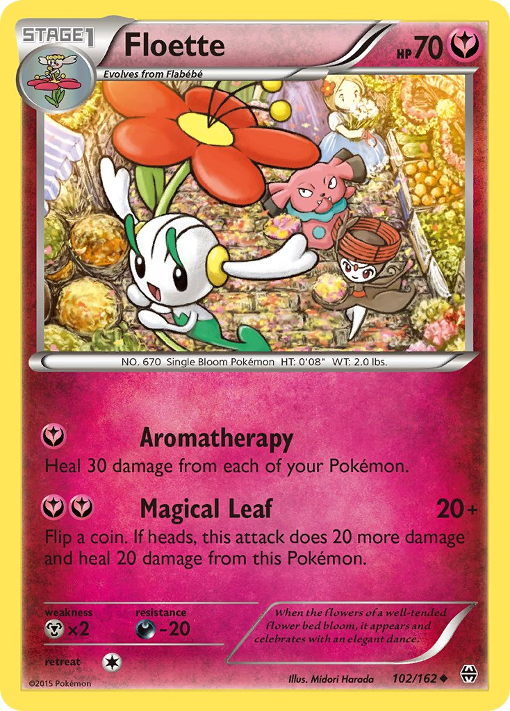Floette Pokémon card