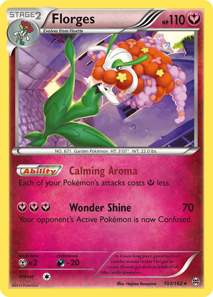 Florges Pokémon card