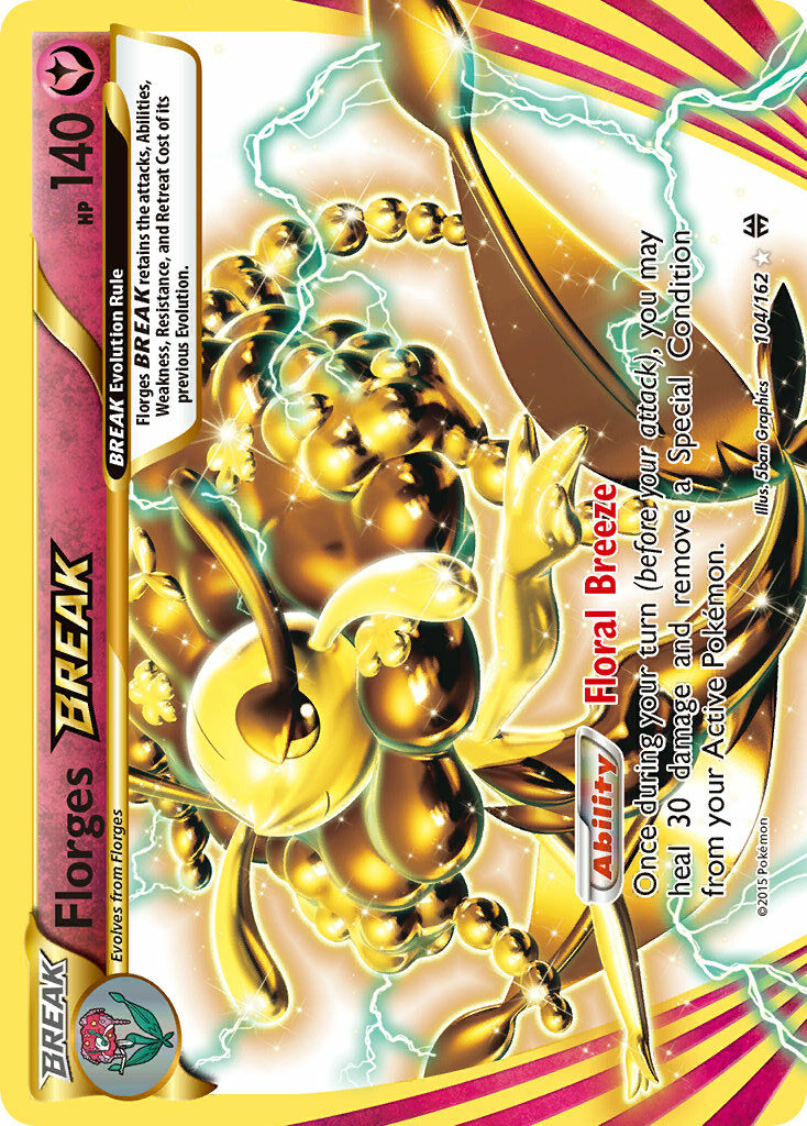 Florges BREAK Pokémon card