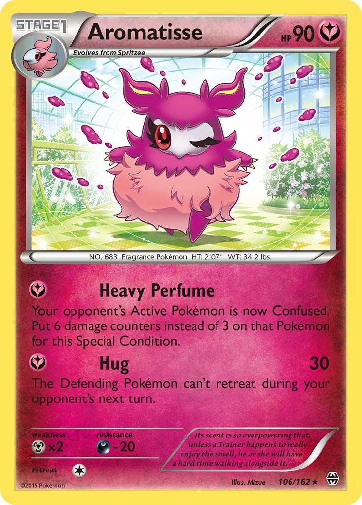 Aromatisse Pokémon card