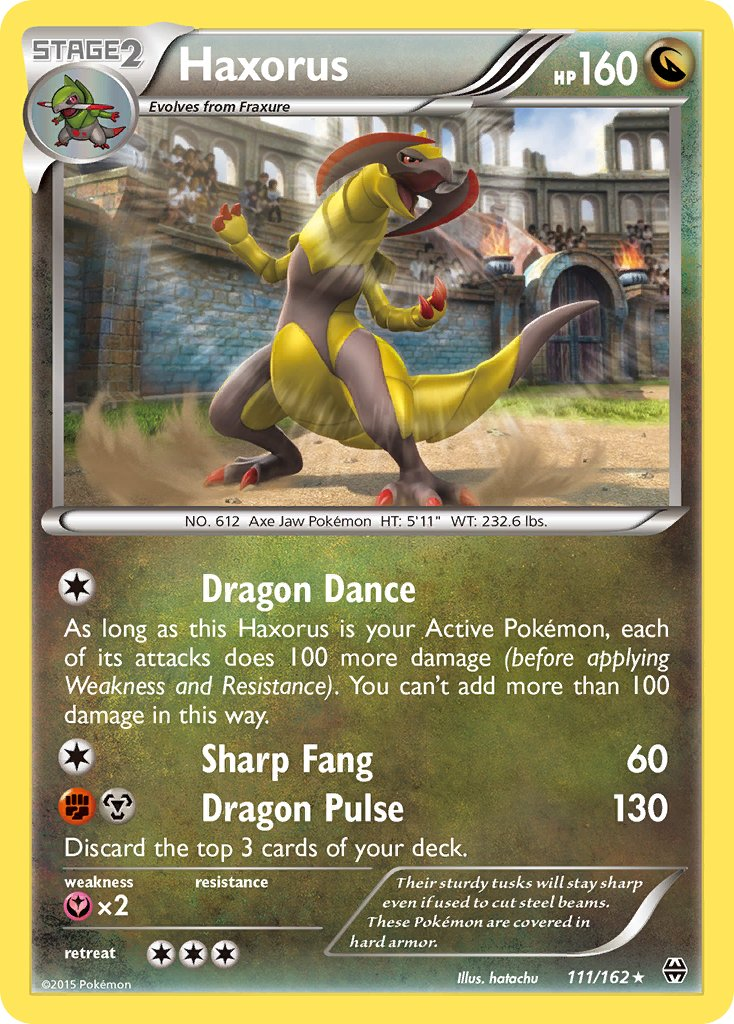 Haxorus Pokémon card