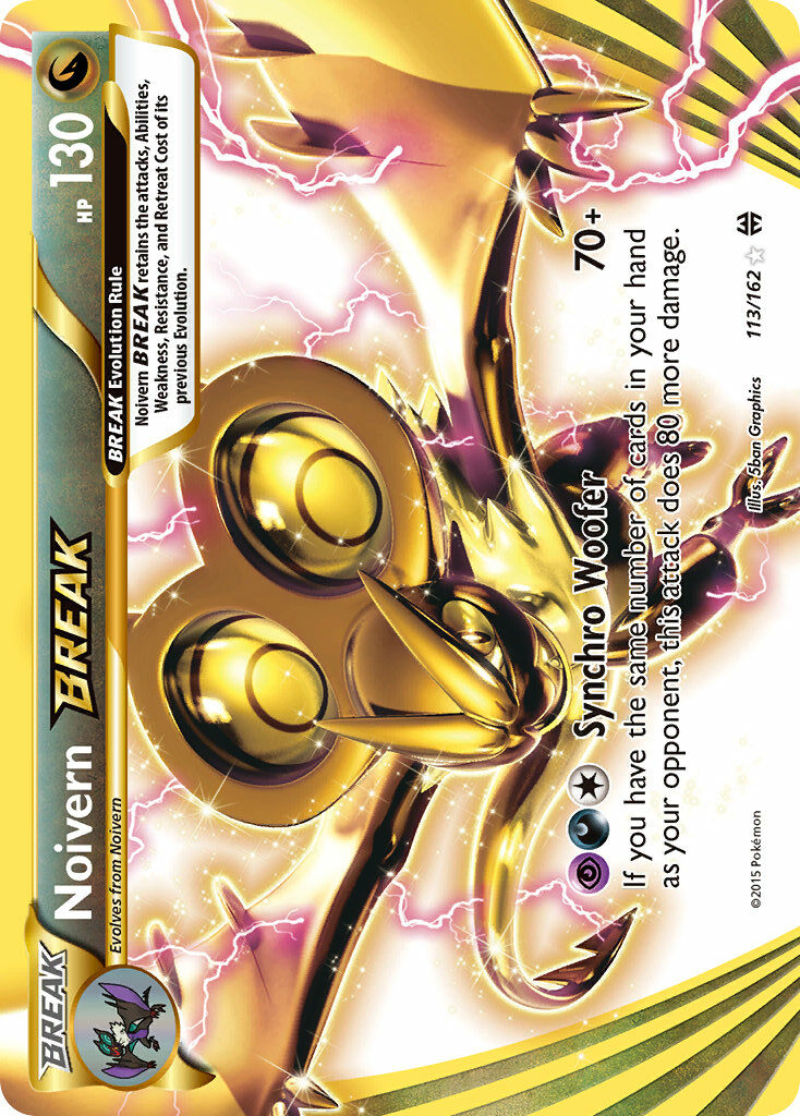 Noivern BREAK Pokémon card
