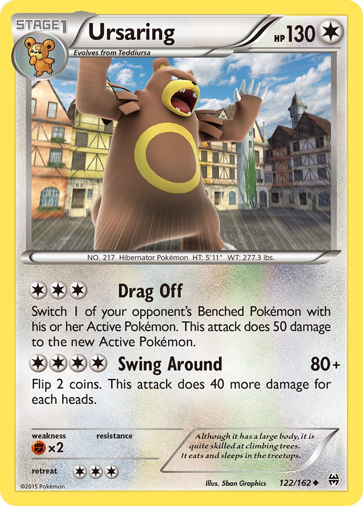 Ursaring Pokémon card