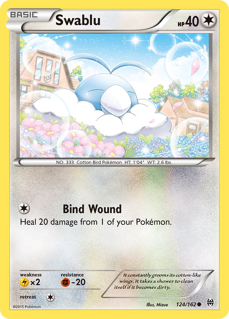 Swablu Pokémon card