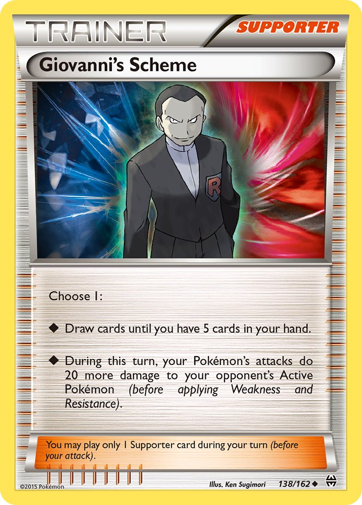 Giovanni's Scheme Pokémon card