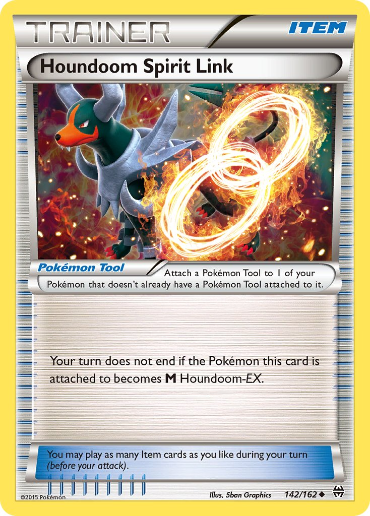 Houndoom Spirit Link Pokémon card