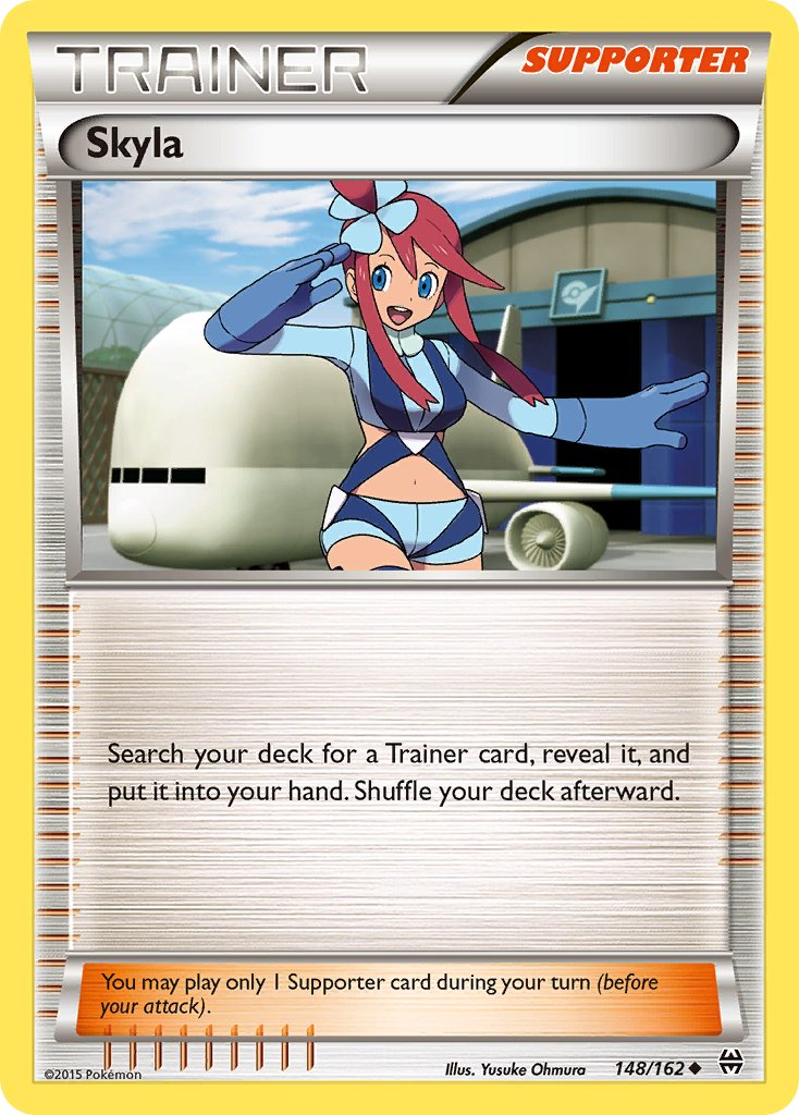 Skyla Pokémon card