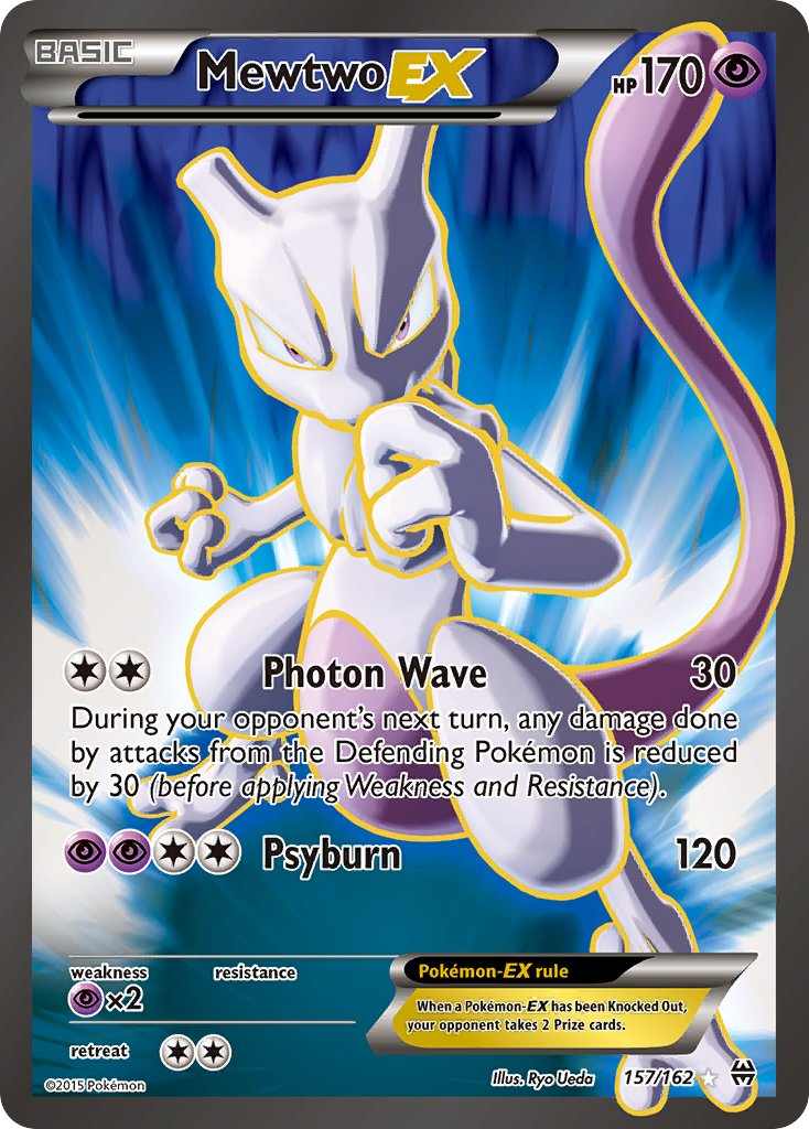 Mewtwo EX Pokémon card