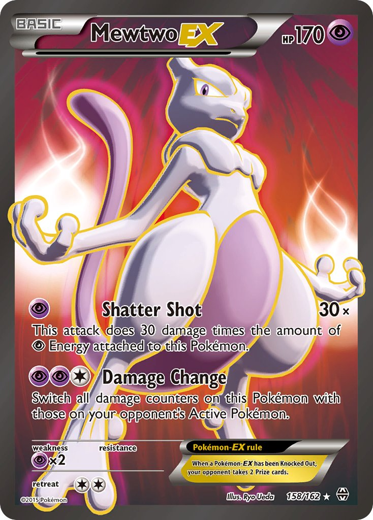 Mewtwo EX Pokémon card