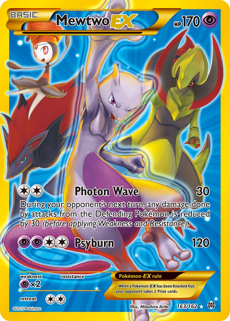 Mewtwo EX Pokémon card