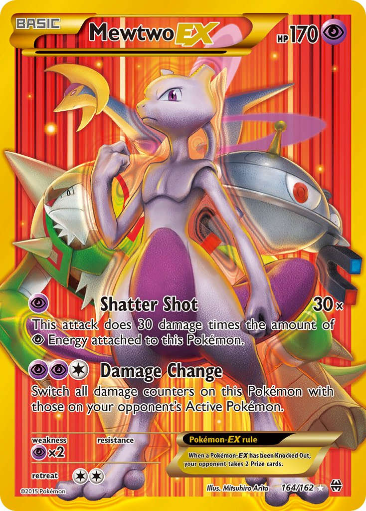 Mewtwo EX Pokémon card