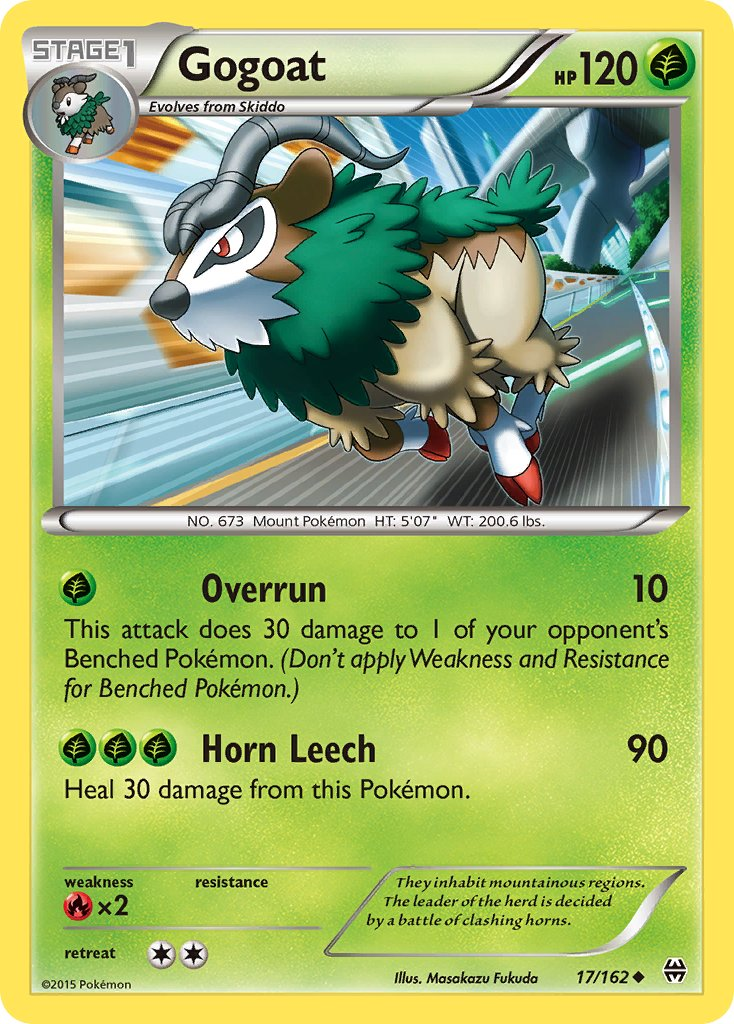 Gogoat Pokémon card