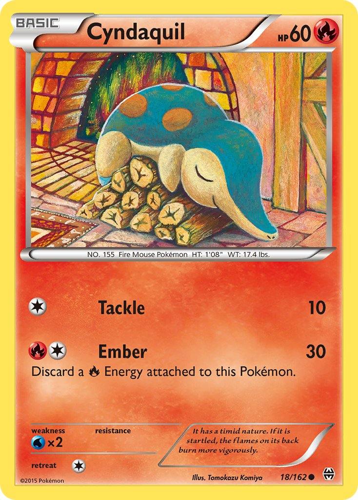 Cyndaquil Pokémon card