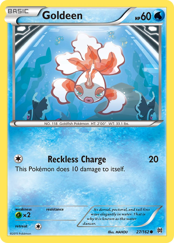 Goldeen Pokémon card
