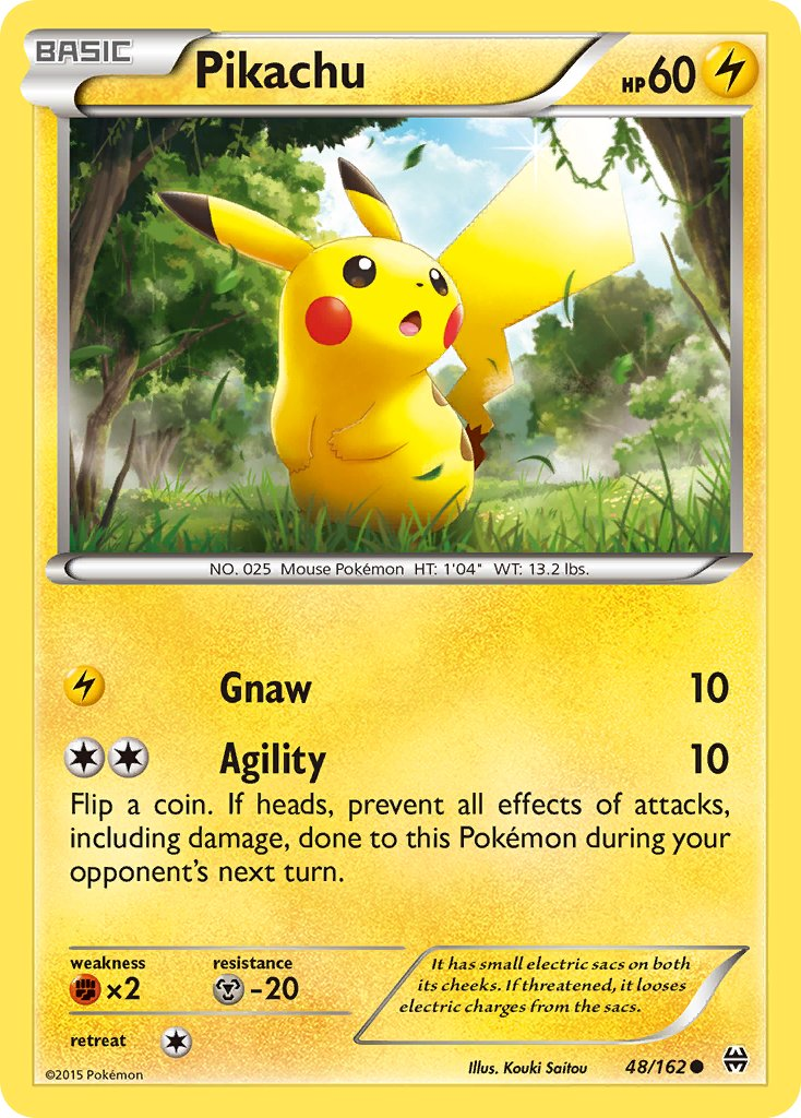 Pikachu Pokémon card