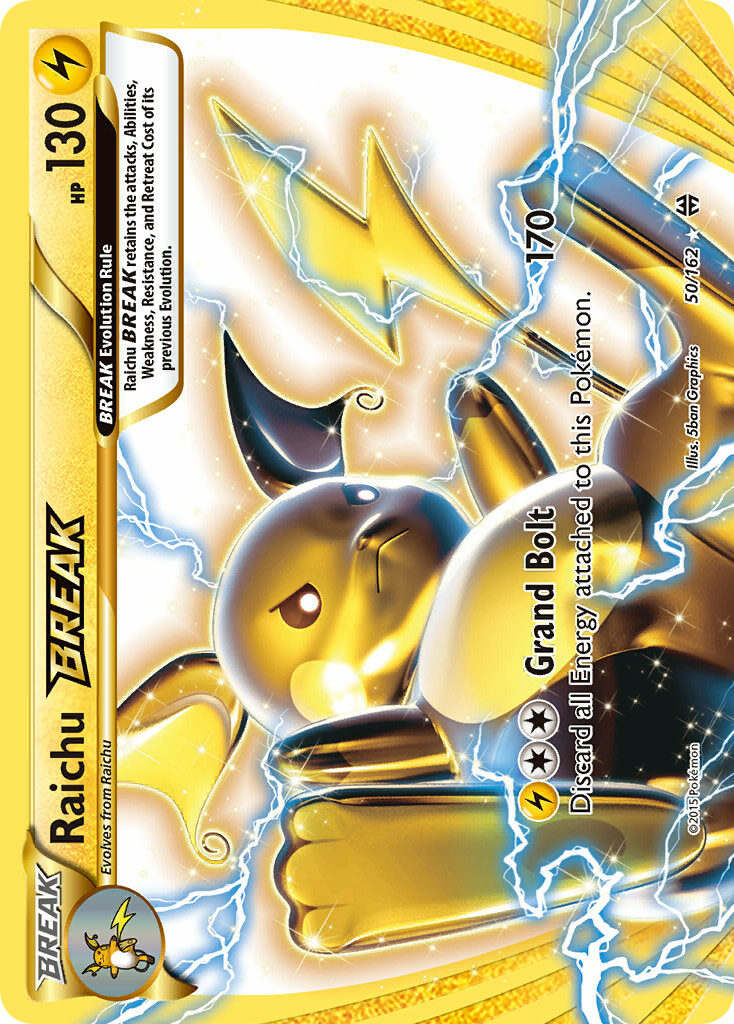 Raichu BREAK Pokémon card