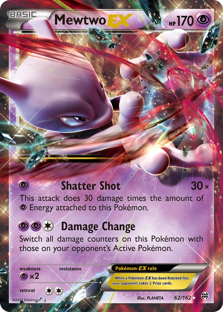 Mewtwo EX Pokémon card