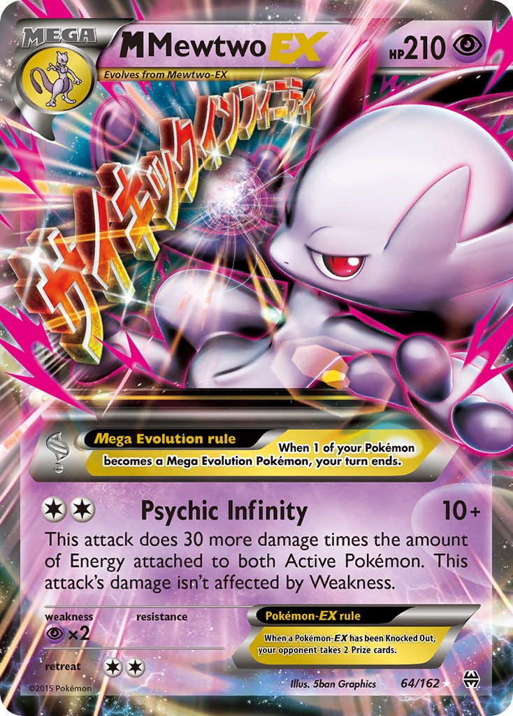 Mega Mewtwo EX Pokémon card
