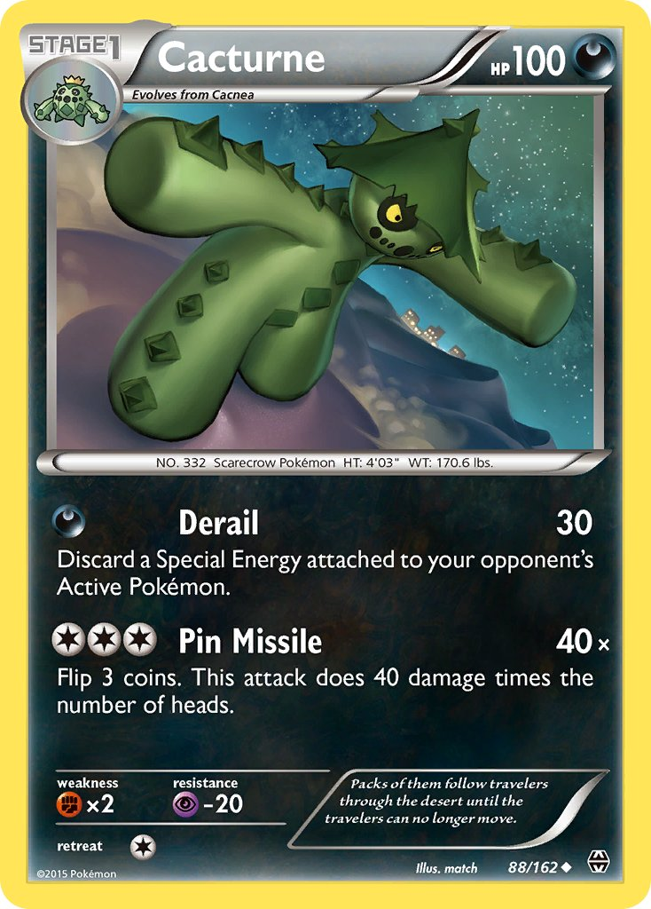 Cacturne Pokémon card
