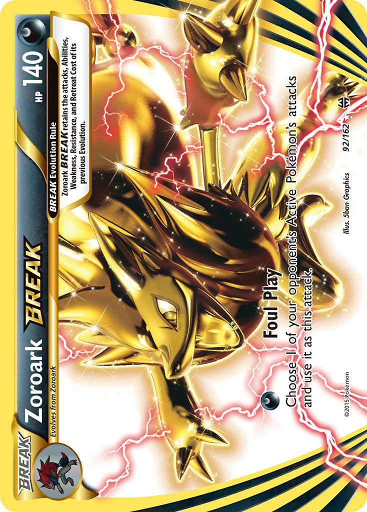 Zoroark BREAK Pokémon card