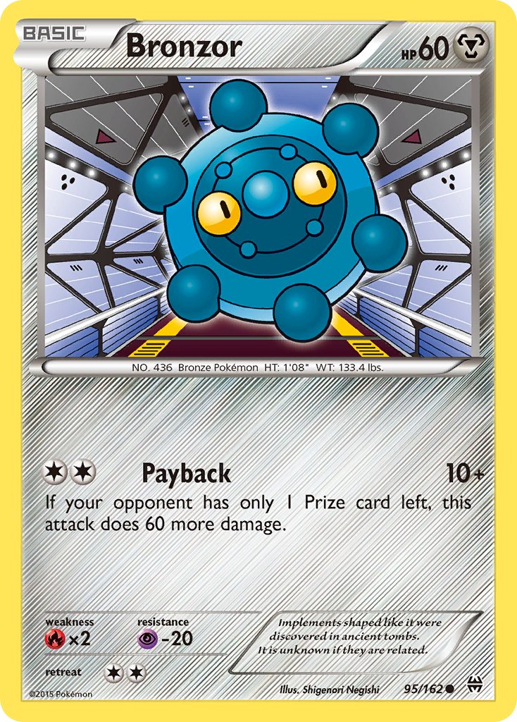 Bronzor Pokémon card