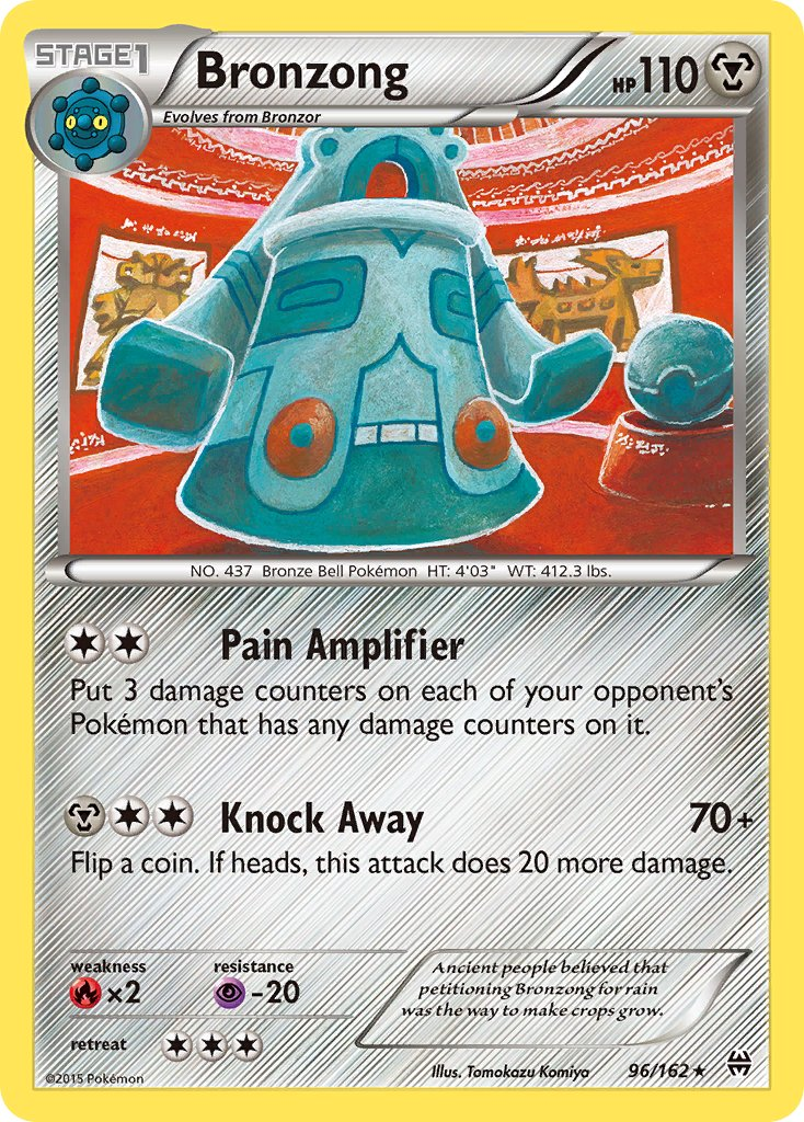 Bronzong Pokémon card