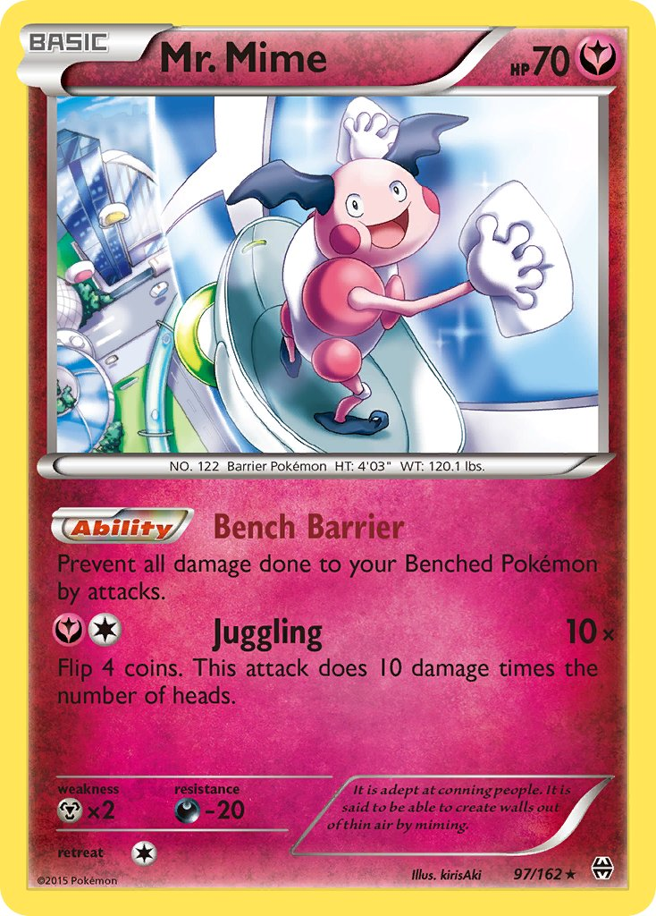 Mr. Mime Pokémon card