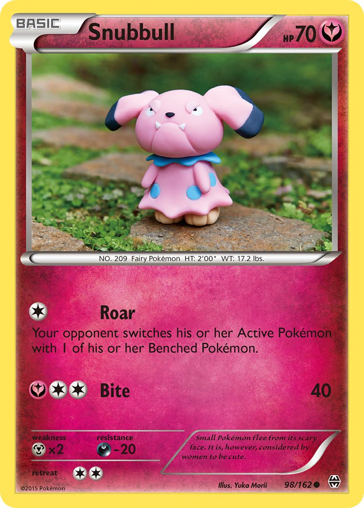 Snubbull Pokémon card