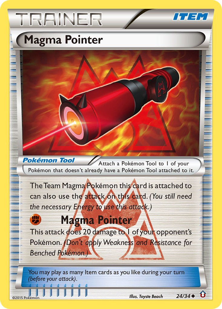 Magma Pointer Pokémon card