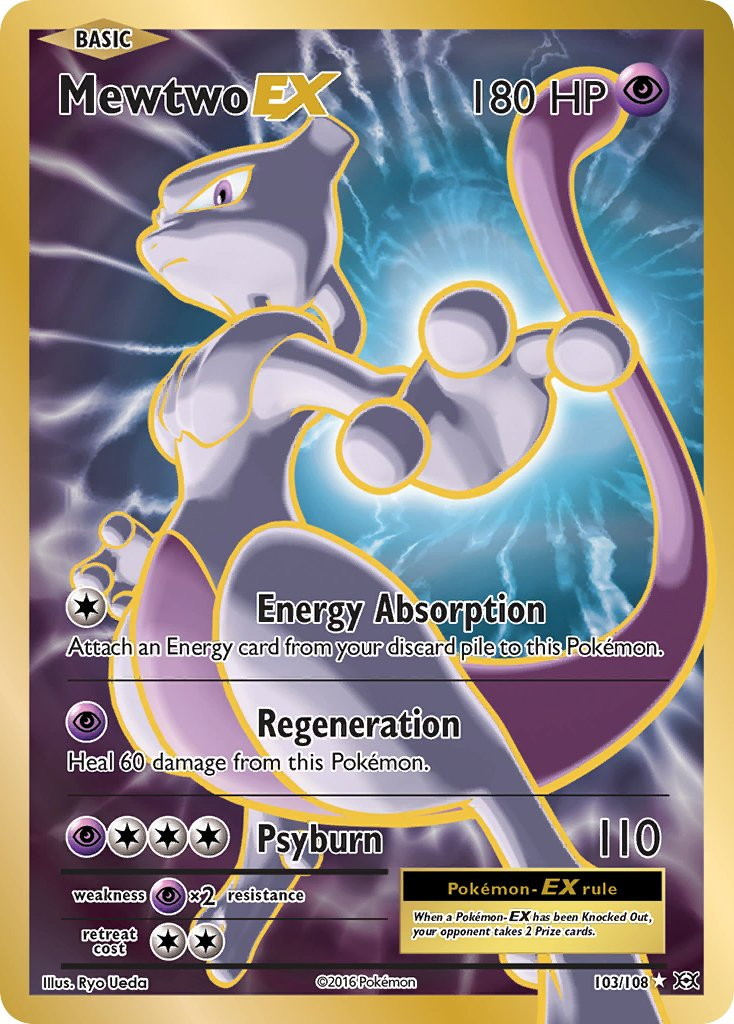 Mewtwo EX Pokémon card