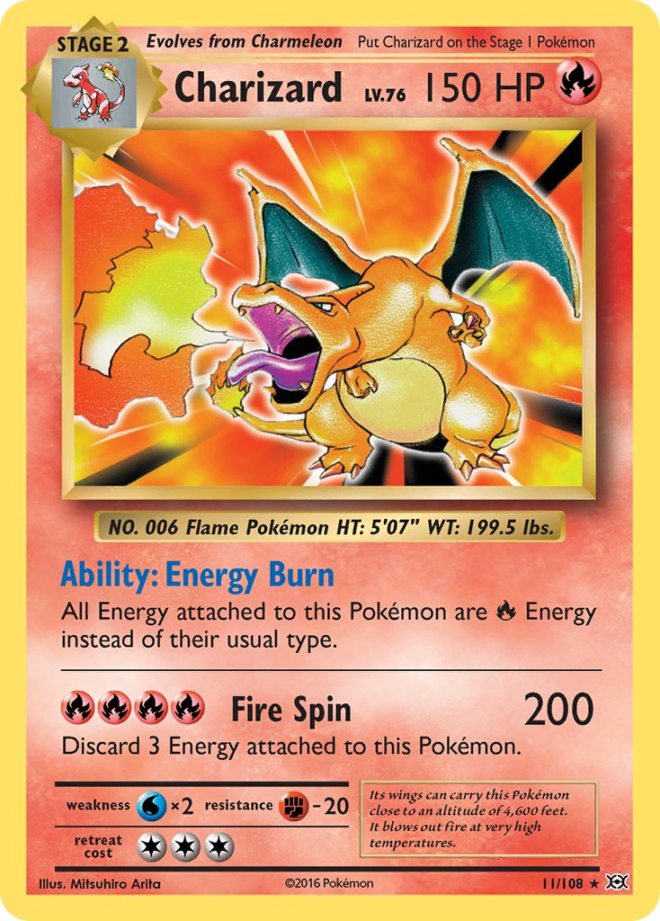 Charizard Pokémon card