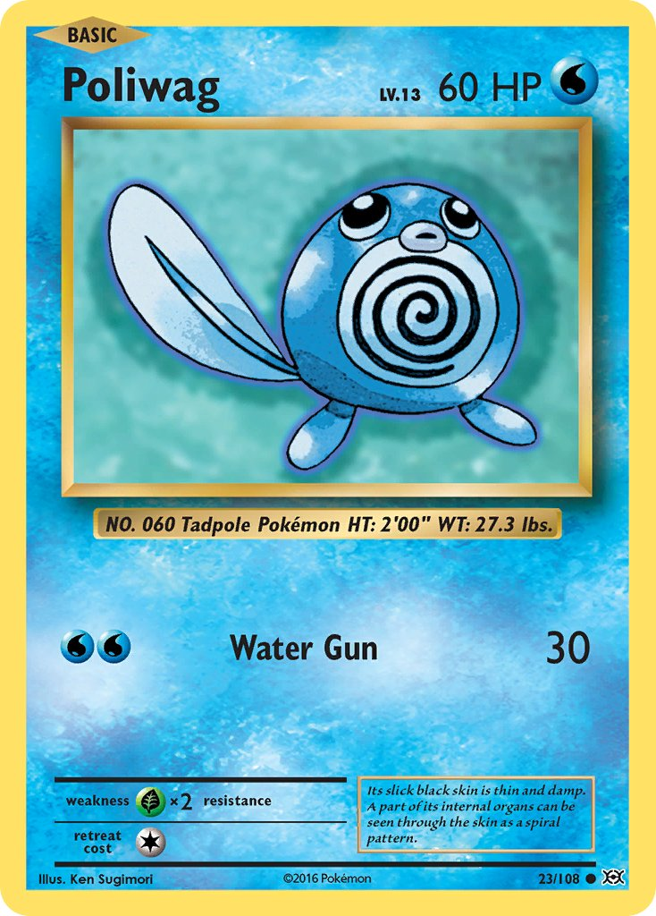 Poliwag Pokémon card