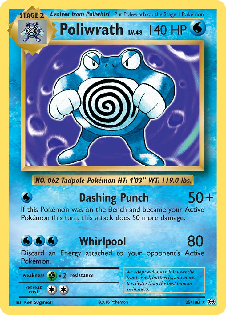 Poliwrath Pokémon card