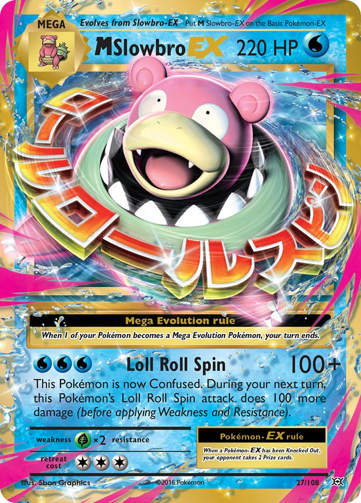 Mega Slowbro EX Pokémon card