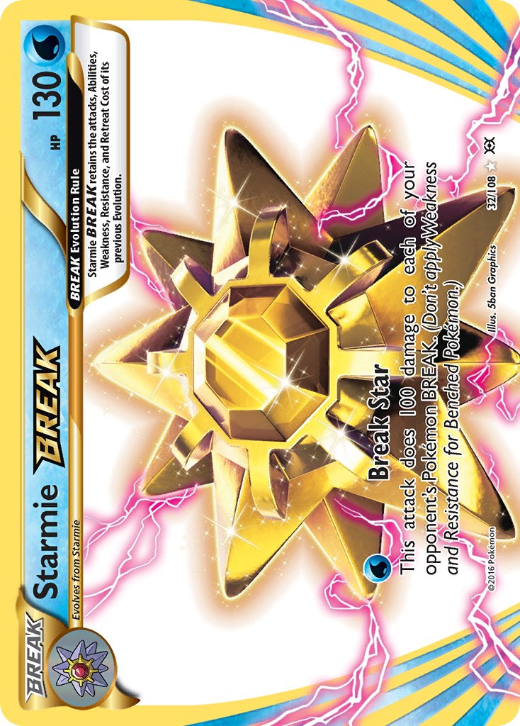 Starmie BREAK Pokémon card