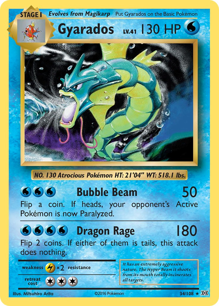 Gyarados Pokémon card