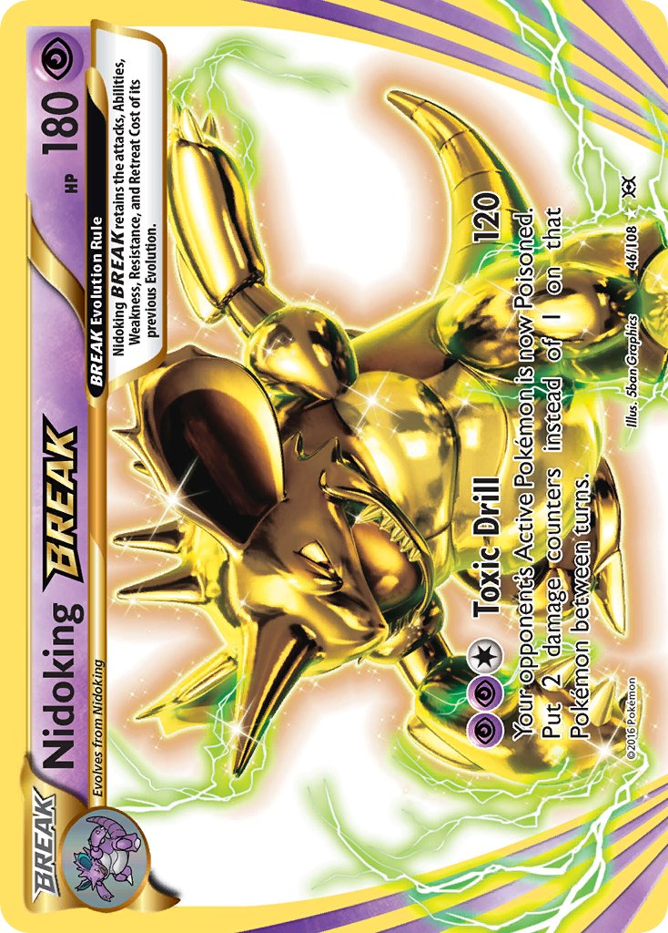 Nidoking BREAK Pokémon card
