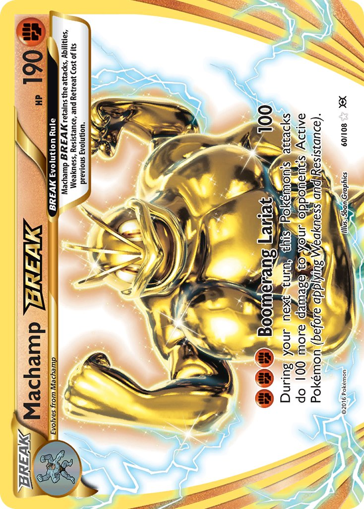 Machamp BREAK Pokémon card