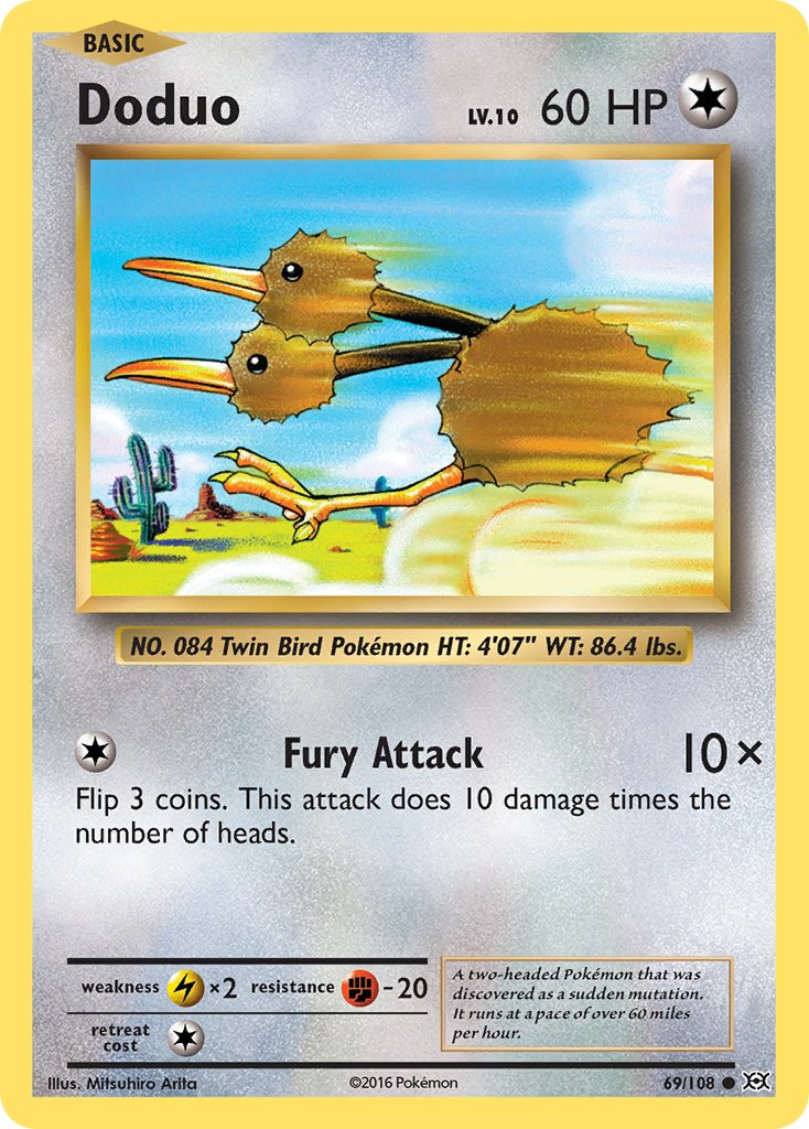 Doduo Pokémon card
