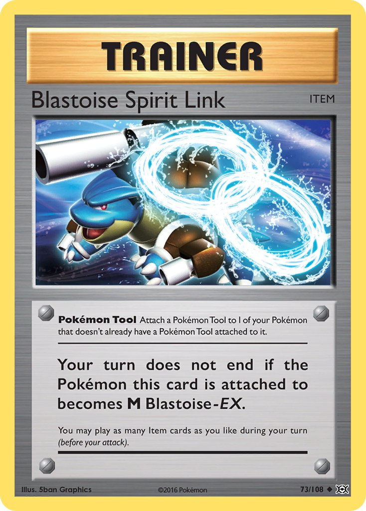 Blastoise Spirit Link Pokémon card