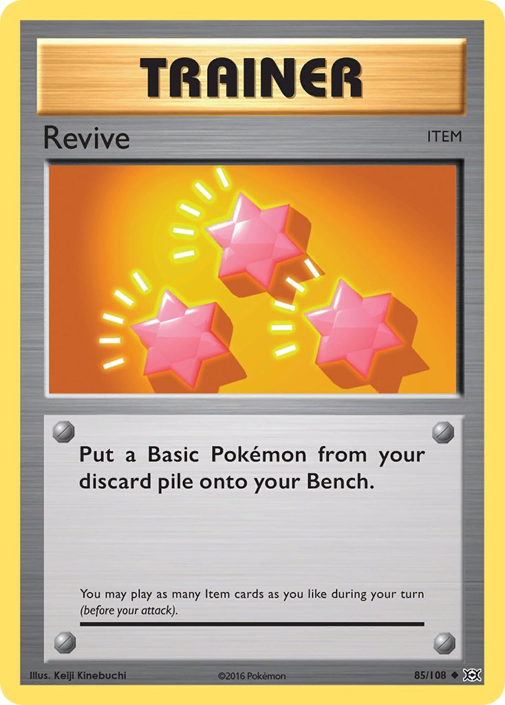 Revive Pokémon card