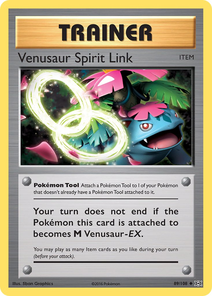 Venusaur Spirit Link Pokémon card