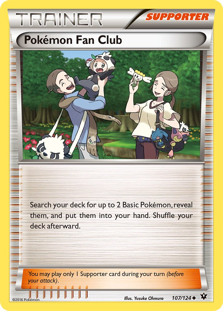 Pokémon Fan Club Pokémon card