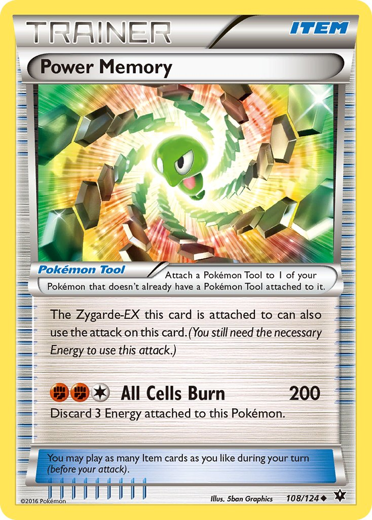 Power Memory Pokémon card