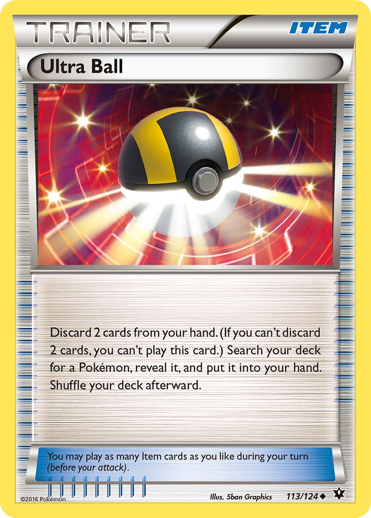 Ultra Ball Pokémon card